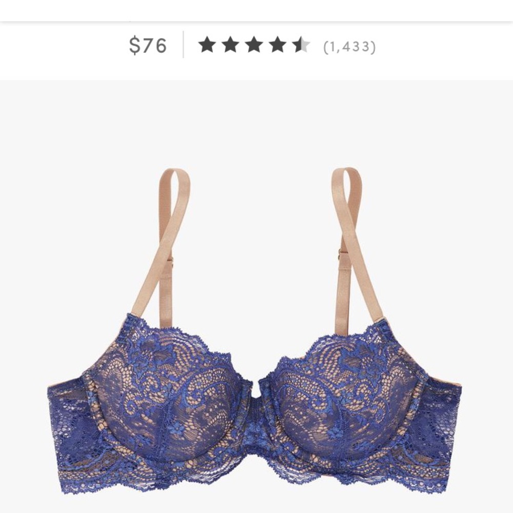 Thirdlove 38D Lace Balconette Bra